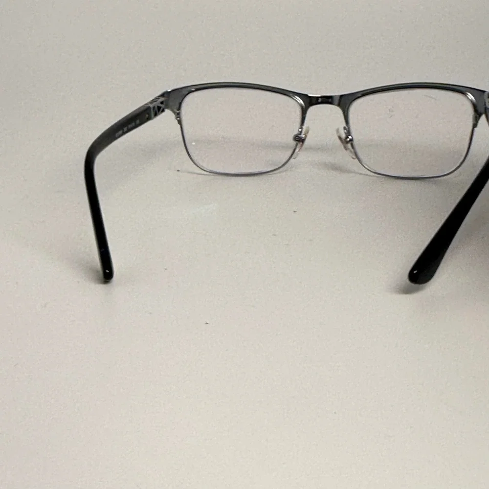 Vogue VO 3996 352 Black Silver Semi Rimless Eyeglass Frames 51-18-135